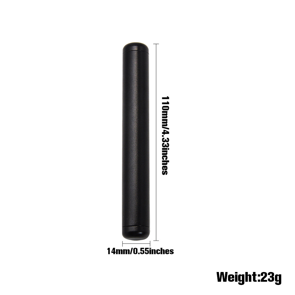 Metal Tube Container Waterproof Storage Tube Holder black