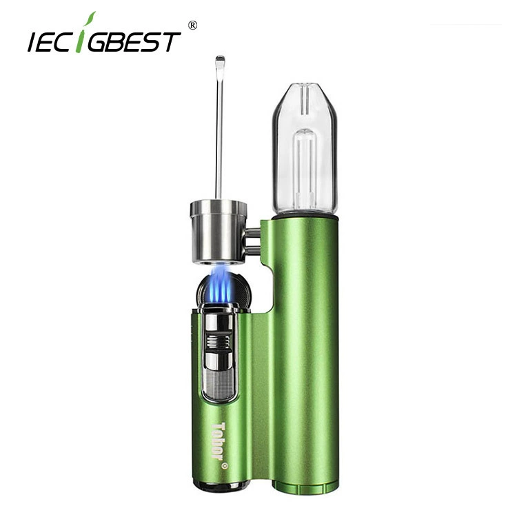 Bazoka Mini Butane Portable Dab Rig green