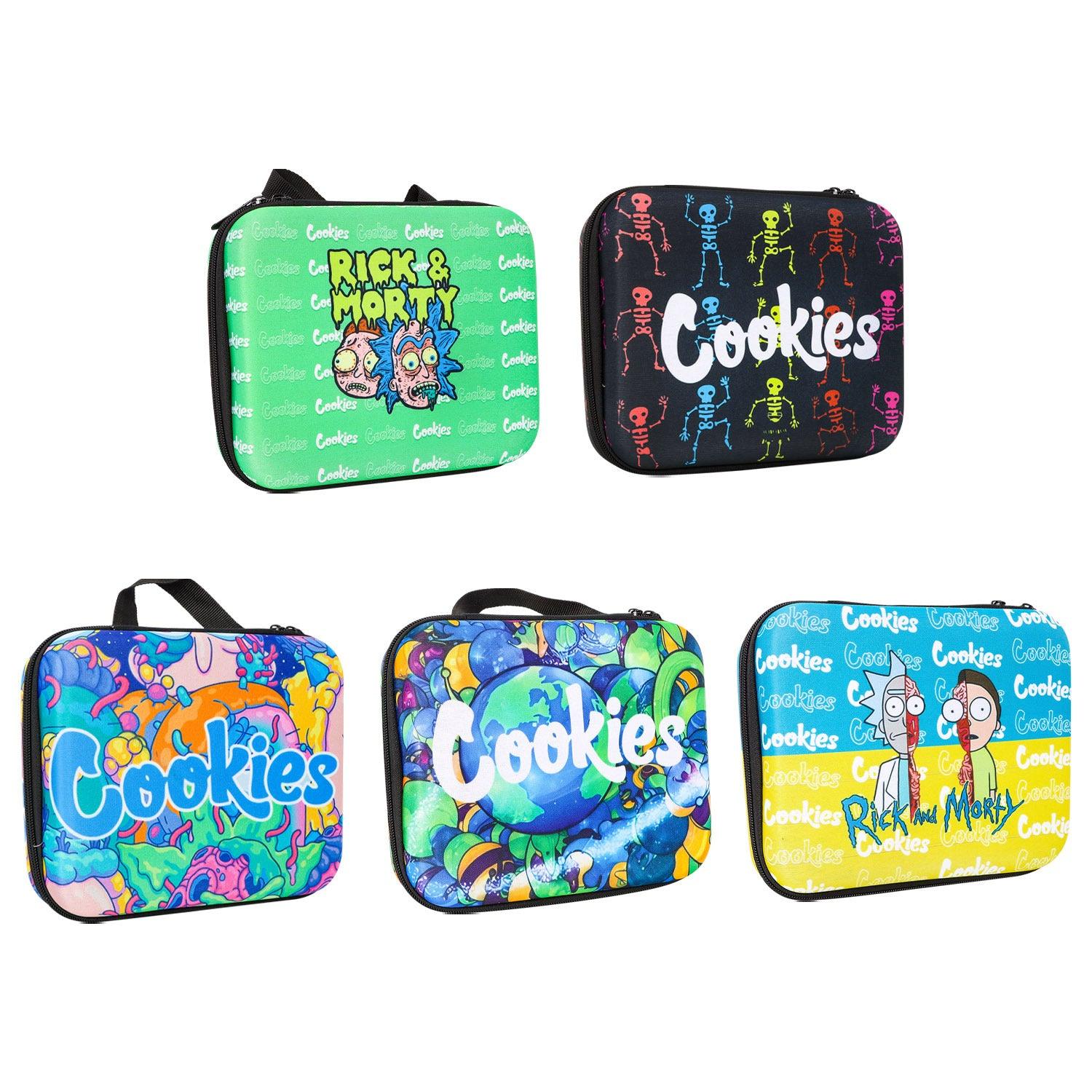 Cookies Rolling Tray Set Case 8 Pieces Grinder with Tobacco Bag Smoking Accessories - Puffingmaster