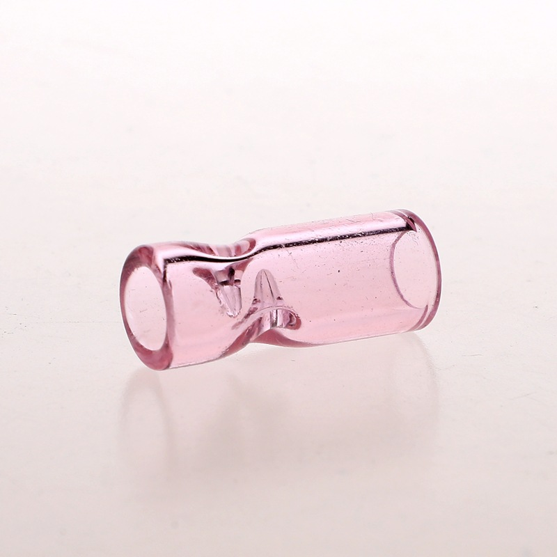 Reusable Glass Tips Filter Round Mouthpiece Pre Roll Joint for Blunts 100 Pack