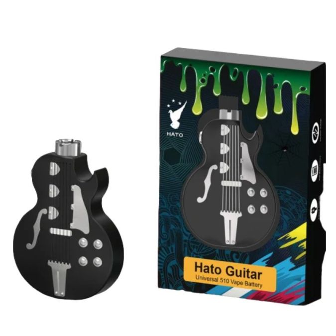 hato Guitar 510 vape battery black with box
