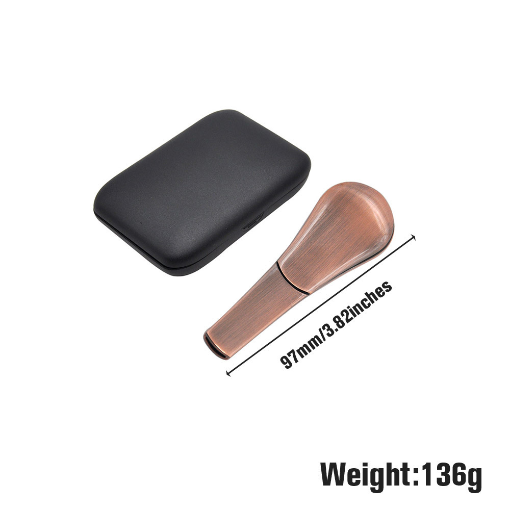 Zinc Alloy Tobacco Pipe Detachable bronze