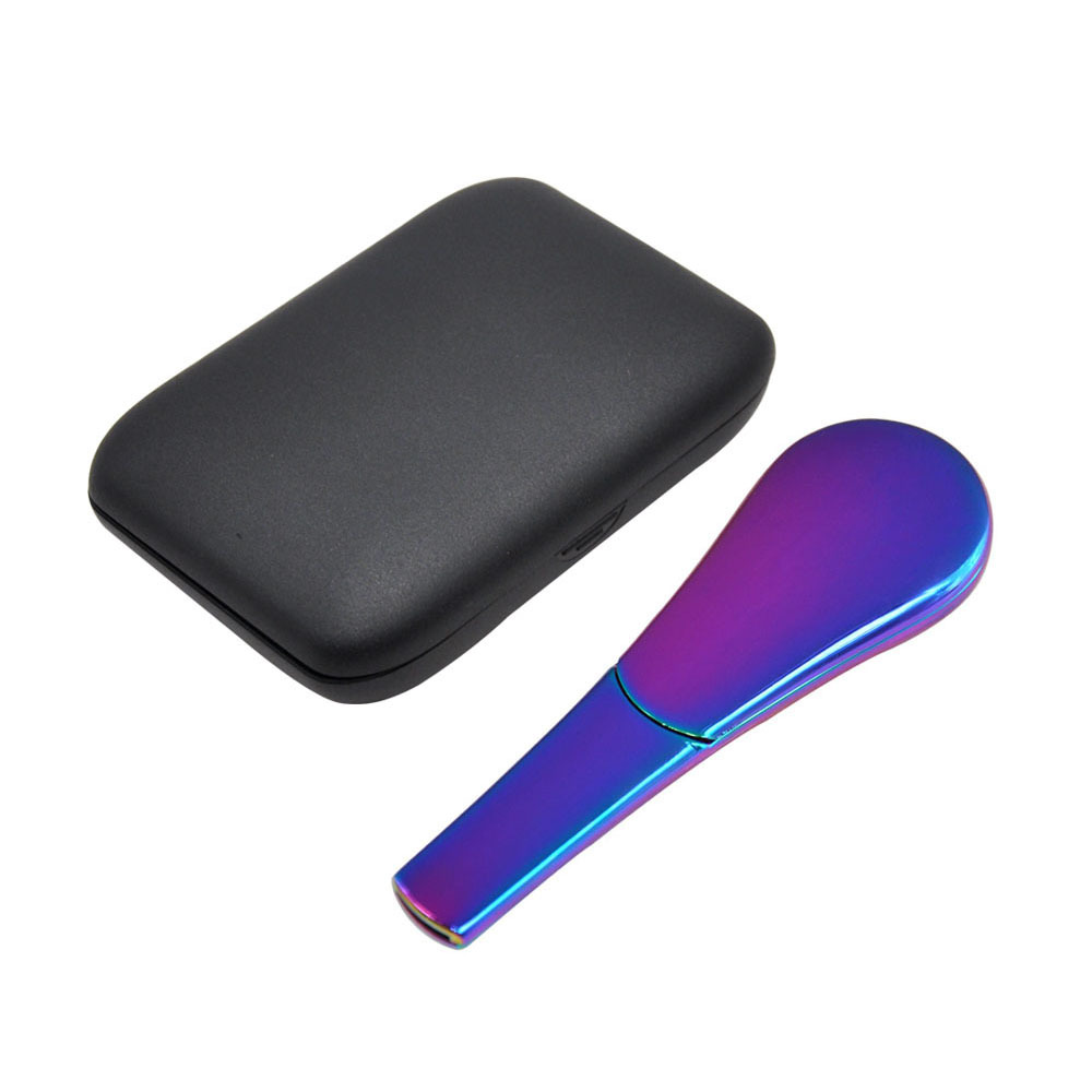 Zinc Alloy Tobacco Pipe Detachable rainbow
