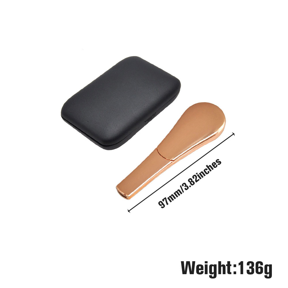 Zinc Alloy Tobacco Pipe Detachable rose god