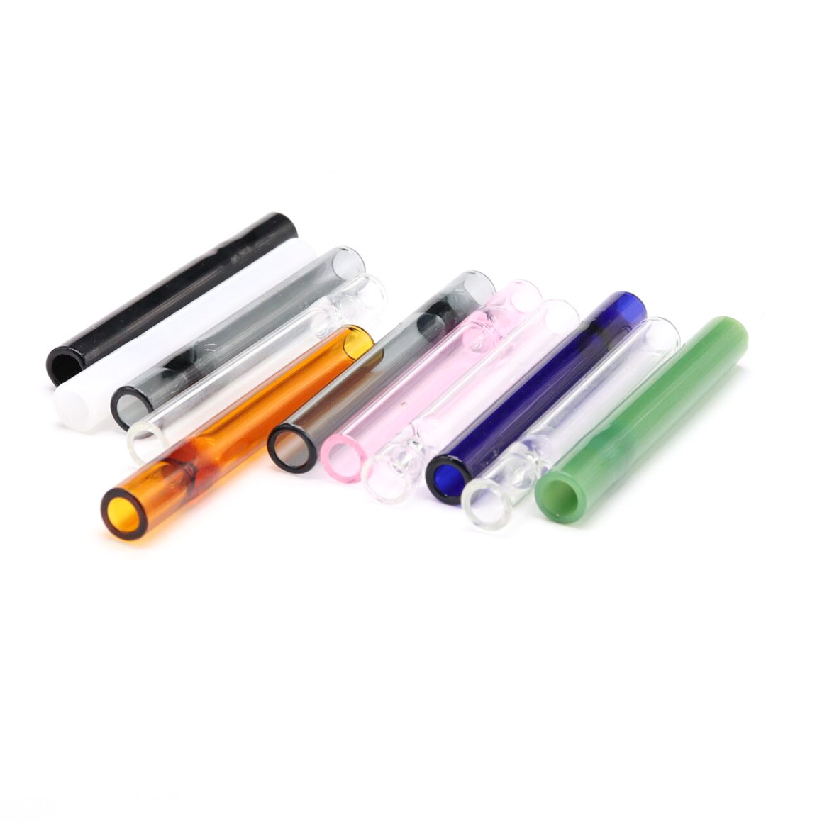 Glass Tobacco smoking chillum pipes