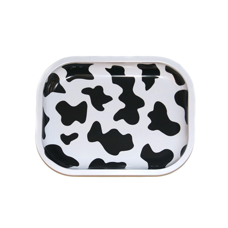 Metal Tinplate Rolling Smoking Tray Tobacco Storage Plate Grinder Tool