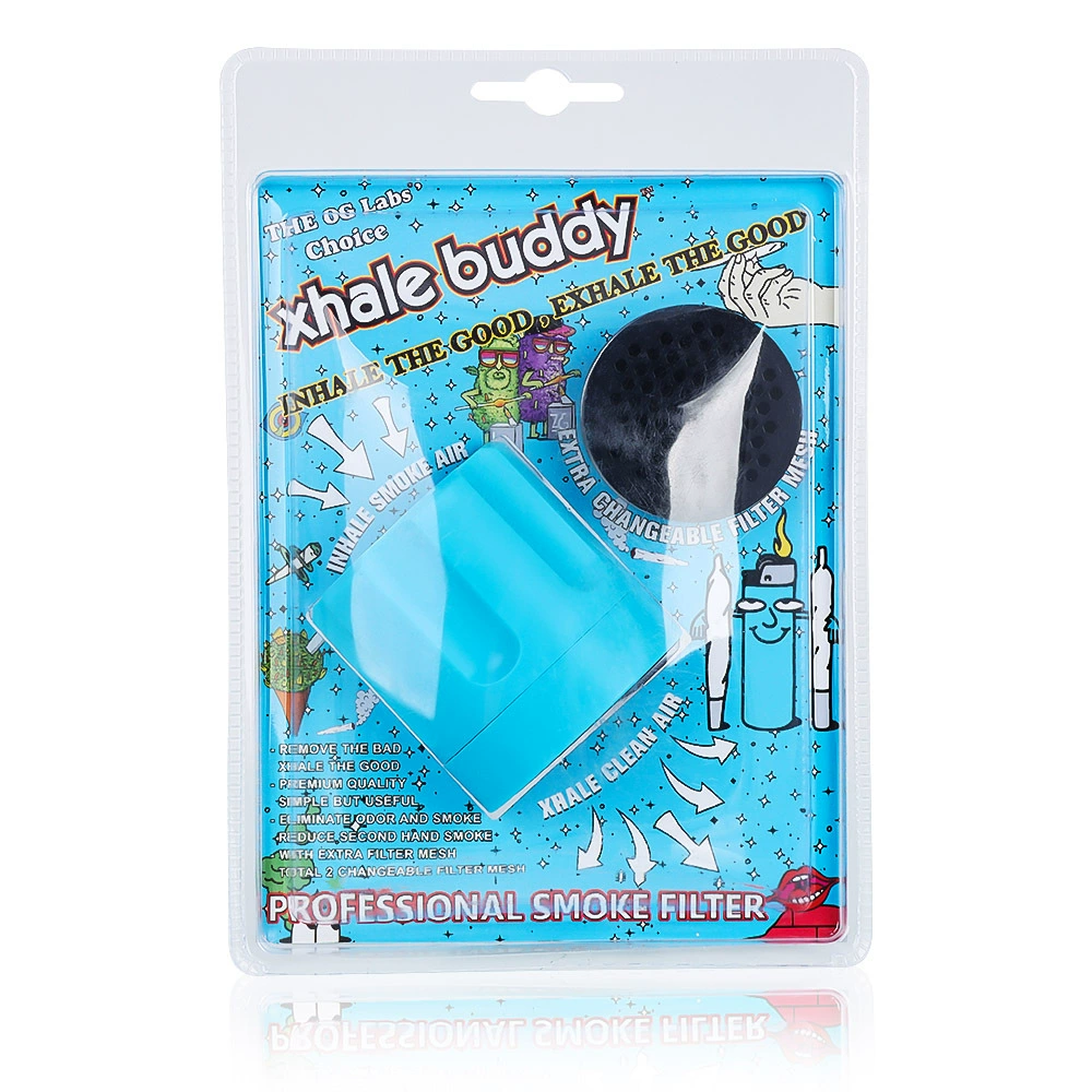 Personal Smoke Air Filter for Smoking Easy Exhale blue