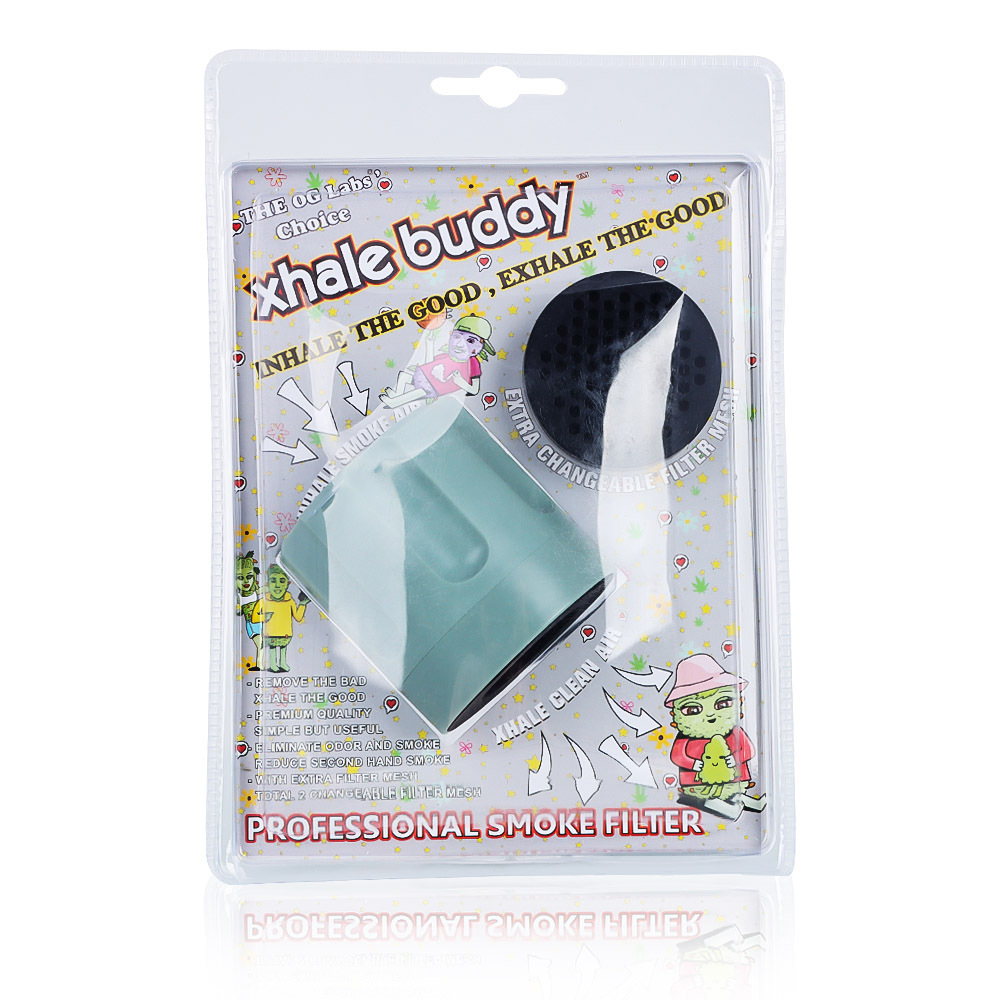 Personal Smoke Air Filter for Smoking Easy Exhale gray