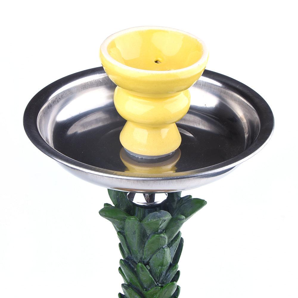 Double Hose Pineapple Hookah Set | Water Pipe with Hose Stainless Steel Bowl Chicha Narguile Accessories - Puffingmaster