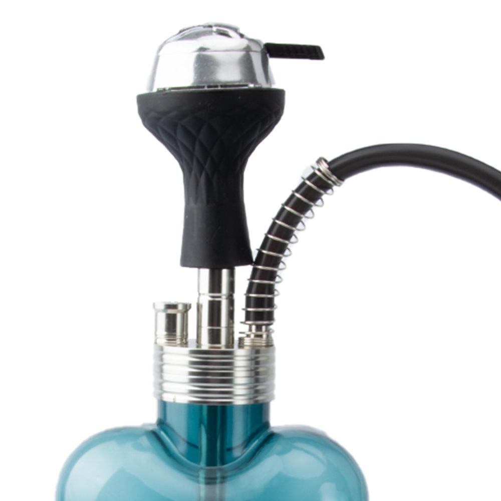 LED Love Shape Hookah Shisha Set | Acrylic Water Pipe Cachimba Nargile Sheesha Narguile Chicha for Bar Party Home - Puffingmaster