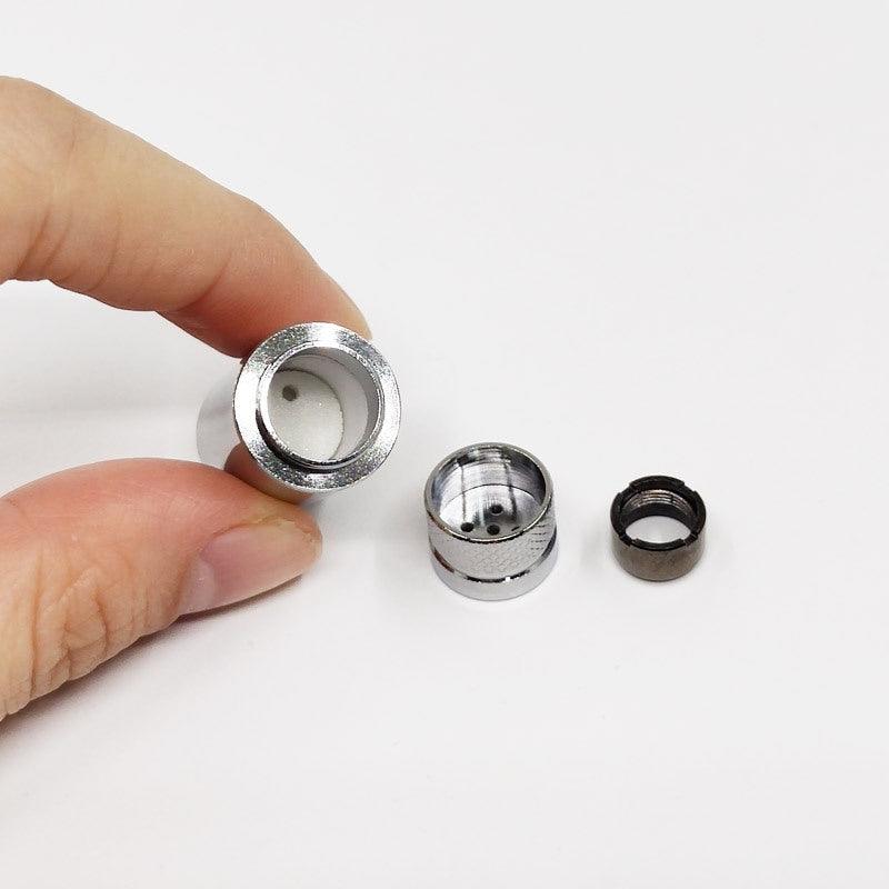 HOOLOO ERig Quartz Dry Herb Wax Coil Atomizer Replacement Dab Accessories