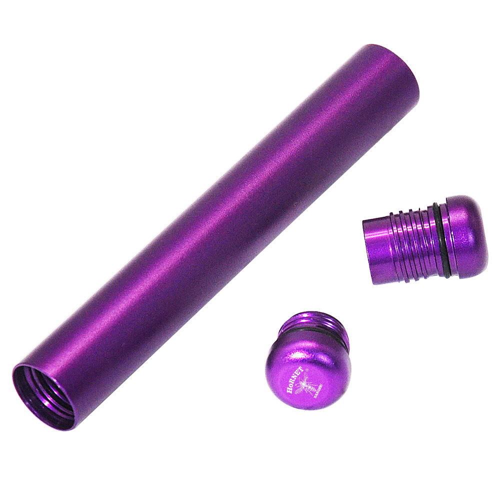 Metal Tube Container Waterproof Storage Tube Holder purple