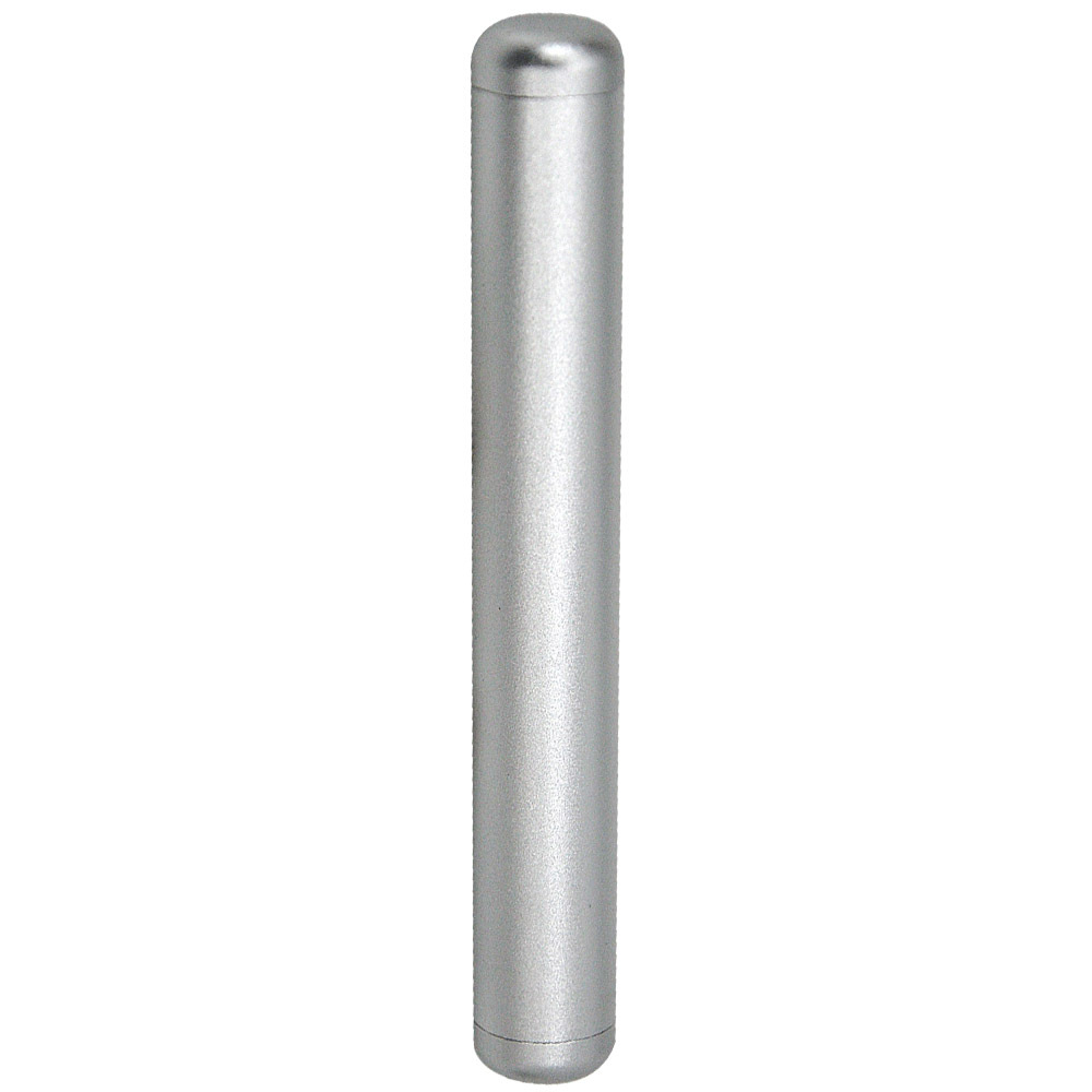 Metal Tube Container Waterproof Storage Tube Holder silver