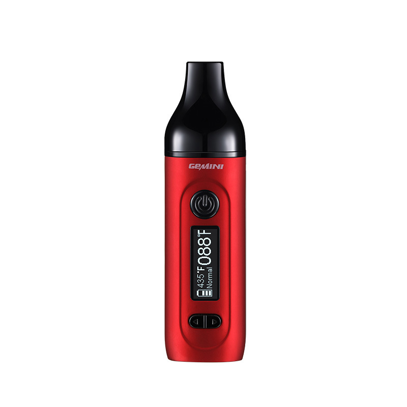 Anix Gemini Pro Dry Herb Vaporizer red
