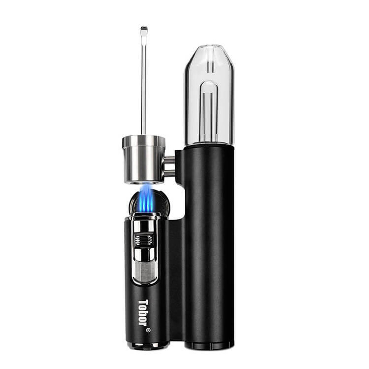 Bazoka Mini Butane Portable Dab Rig black