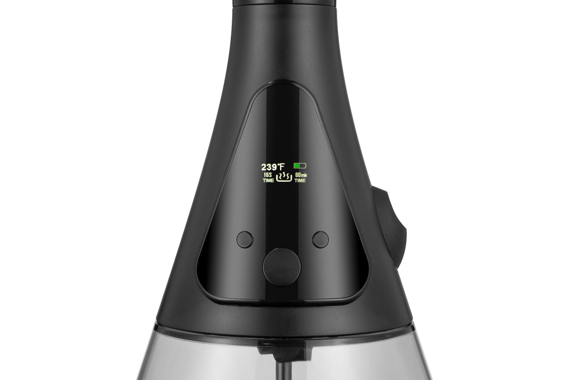 beleaf electric hookah tem setting