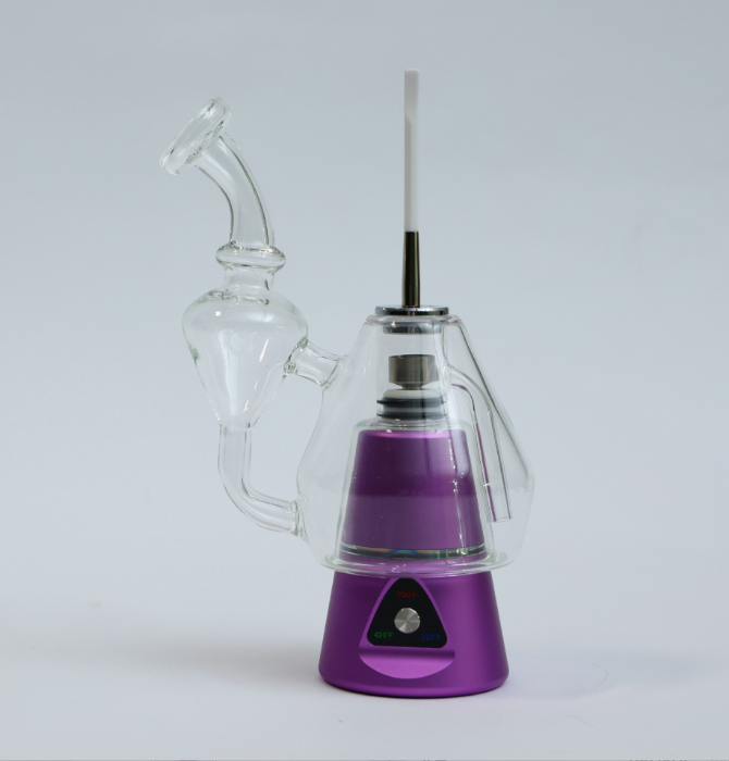 beleaf tower t-enail wax vaporizer erig with 1500mah battery purple