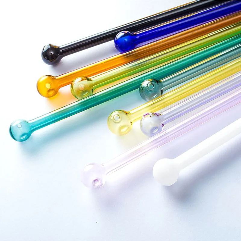 Colorful Pyrex Glass Oil Burner Pipes