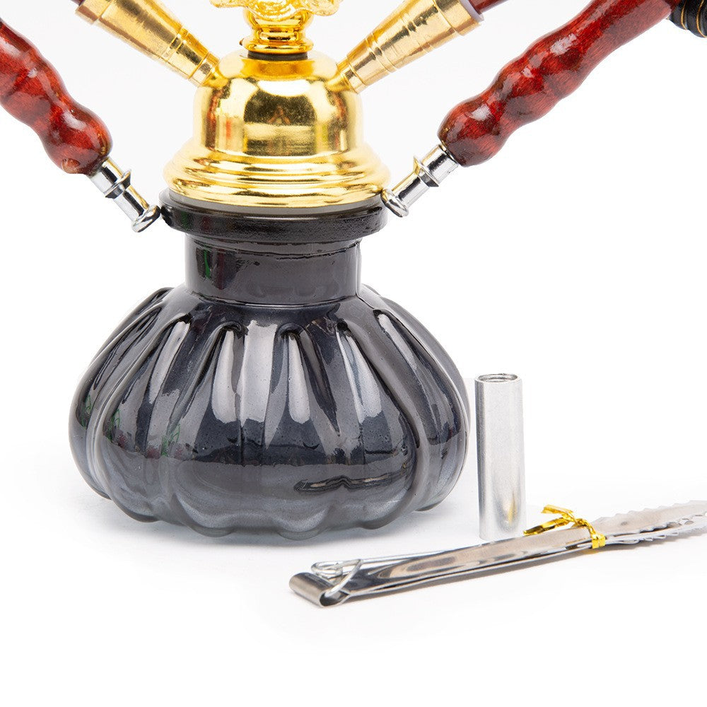 Arab Eagle Shape Hookah Set Double Hose Water Pipe Shisha