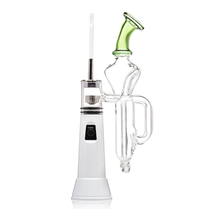 leaf buddi x-enail 1500mah e-rig wax vaporizer kit white