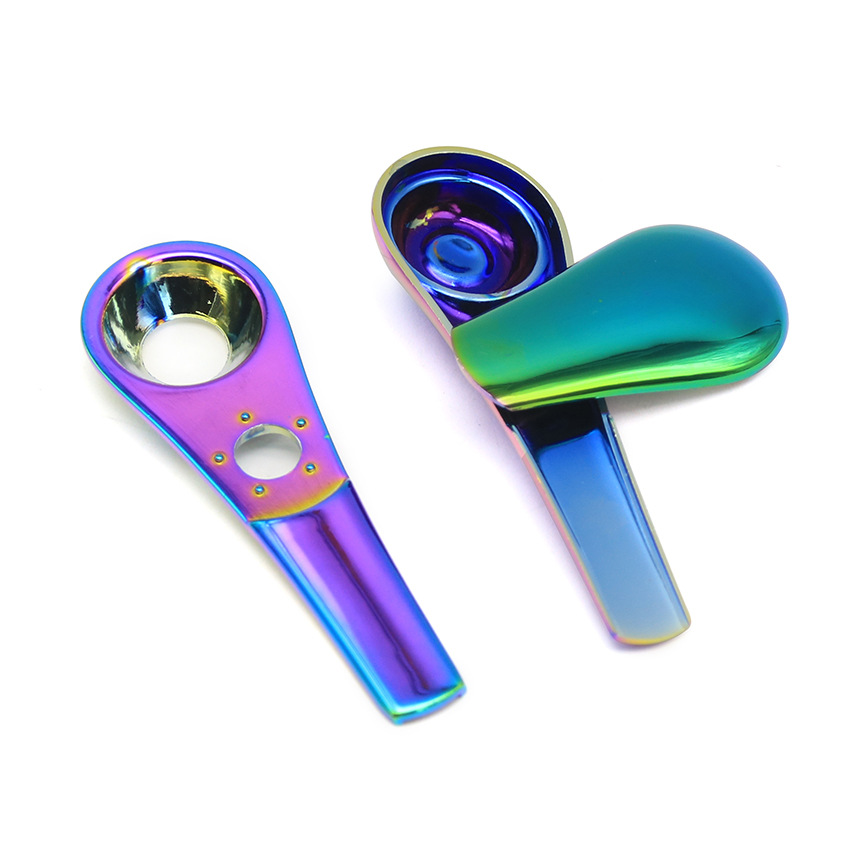 Zinc Alloy Tobacco Pipe Detachable rainbow