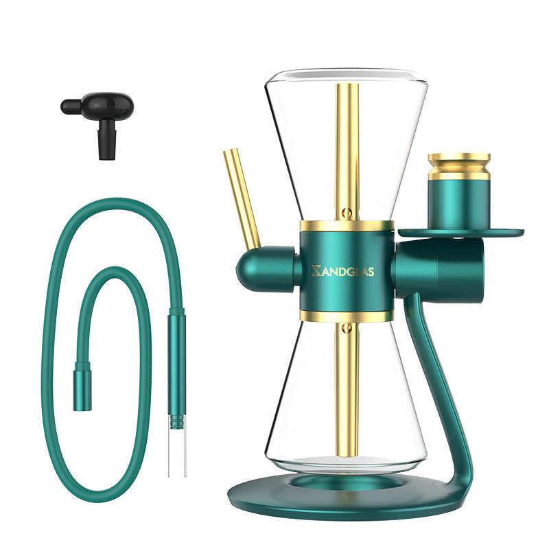 mingvape sandglas 360° rotating gravity bong green