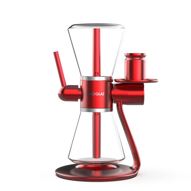 mingvape sandglas 360° rotating gravity bong red