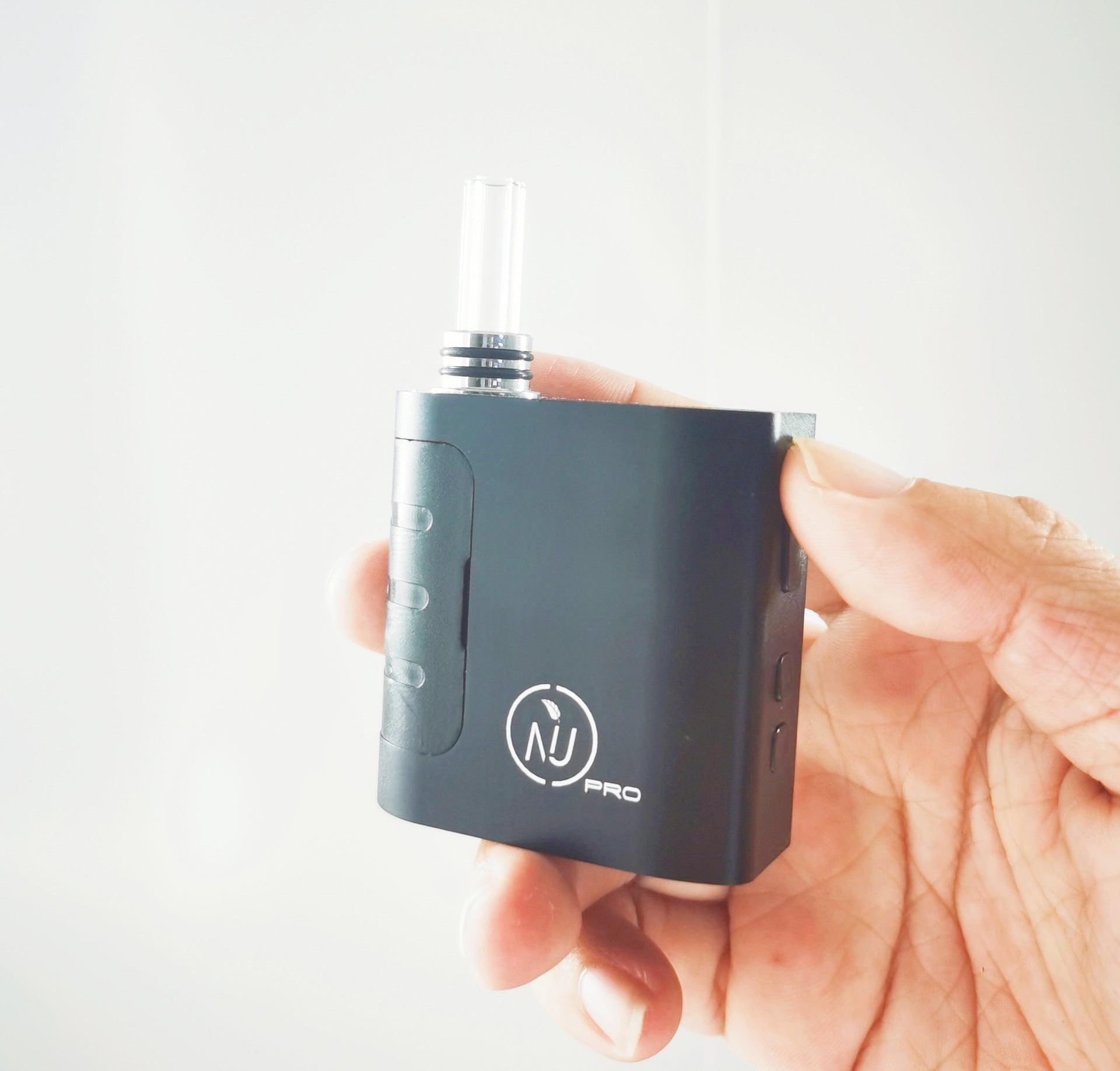 NIU Pro Temperature Control Dry Herb Wax Oil Cartridge 3-in-1 Vaporizer Kit black 1400mah Battery