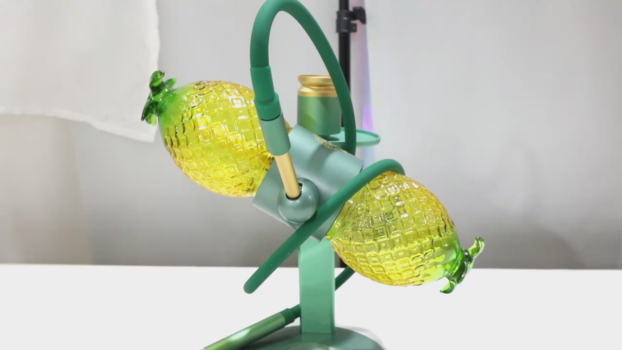 pineapple gravity bong 360 rotating 