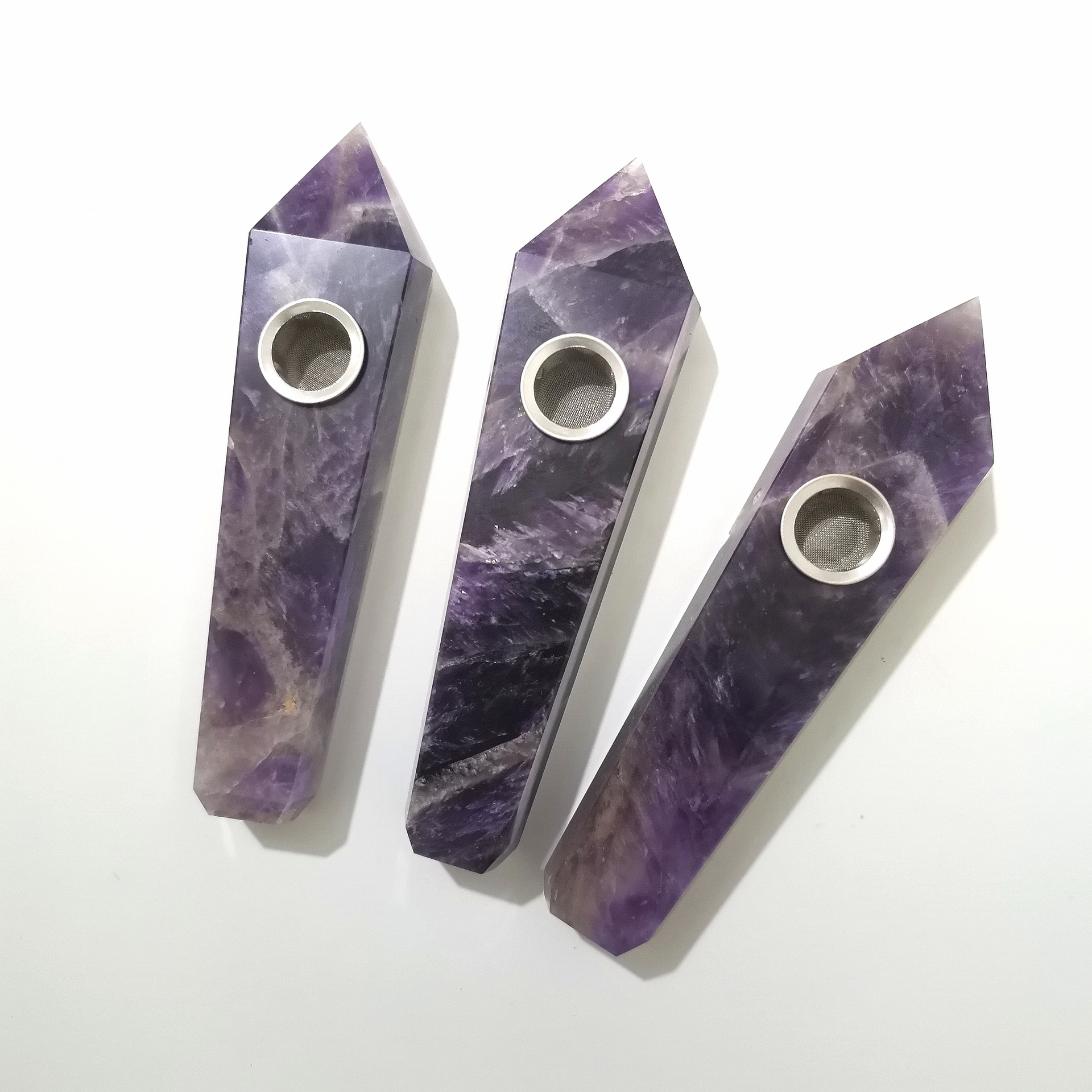 Purple Crystal Pipe