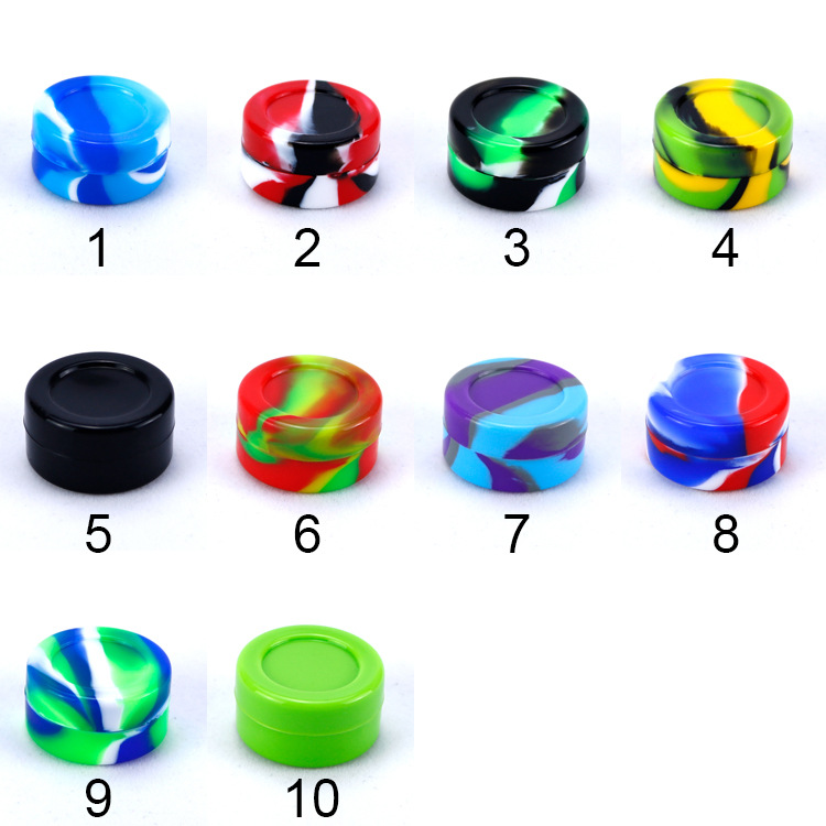 Silicone Wax Concentrate Containers Non-stick Jars