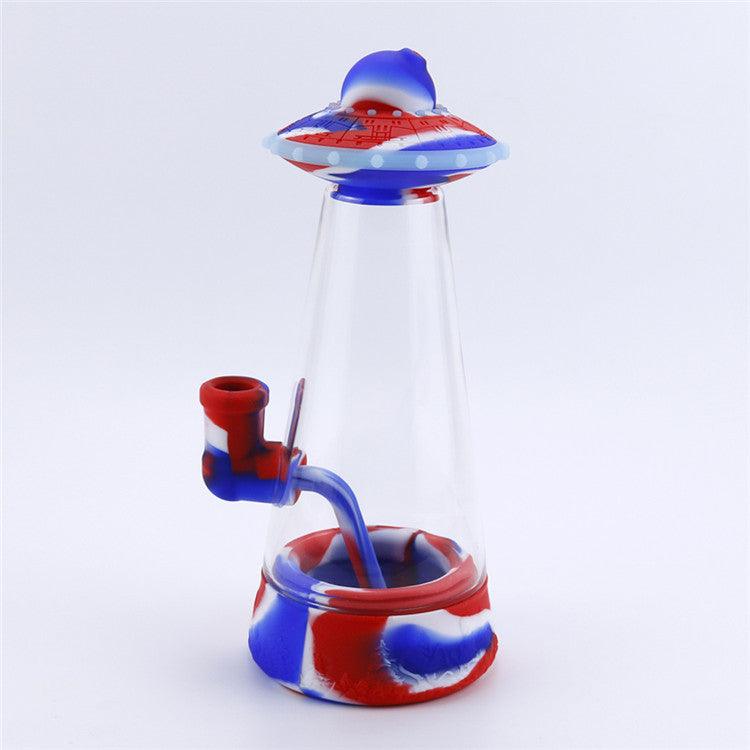 UFO Silicone Glass Space Bong Portable Lightweight - Puffingmaster