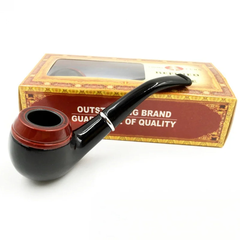 wooden pipe with box