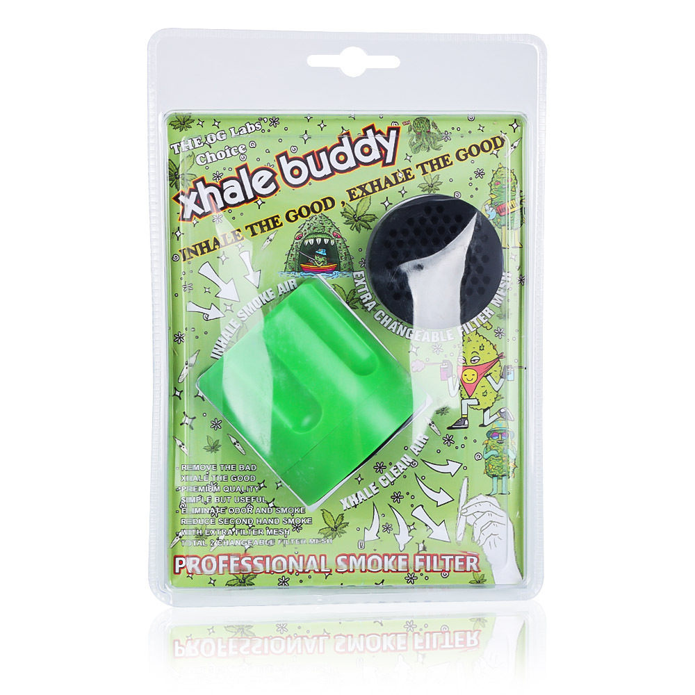 Personal Smoke Air Filter for Smoking Easy Exhale green