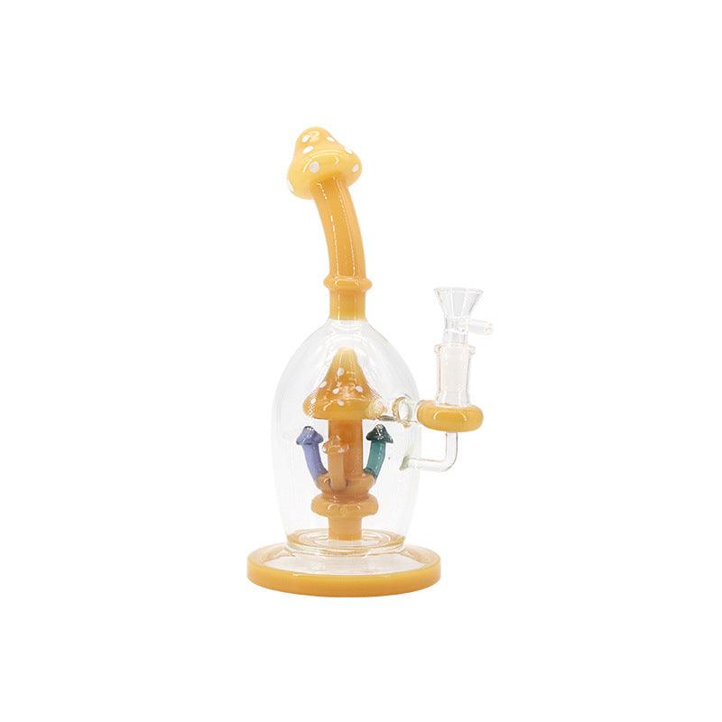 Mushroom Bong | Borosilicate Glass Handicraft Smoking Set Hookah Lightweight Portable - Puffingmaster