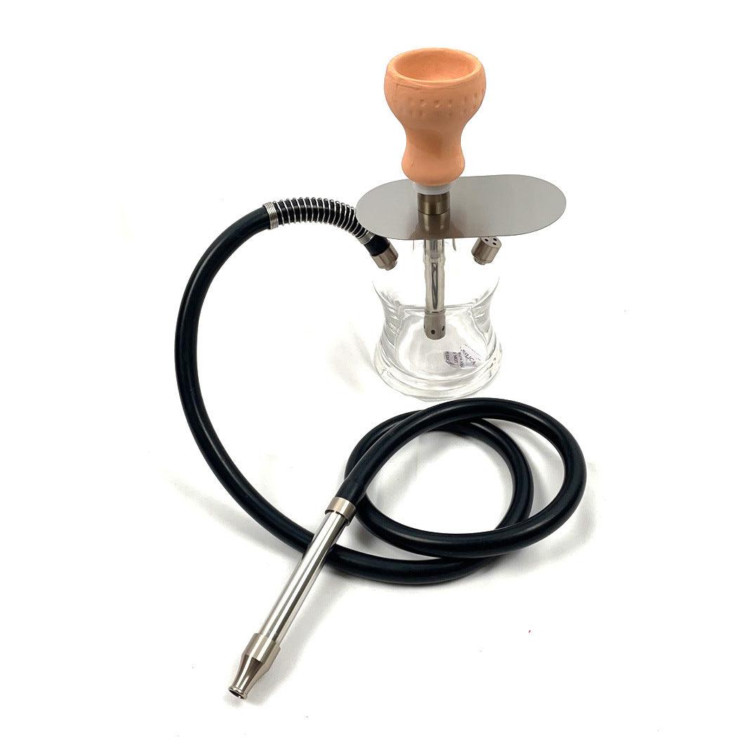 Arab Hookah Set | Shisha Glass Water Pipe Portable with Handbag - Puffingmaster