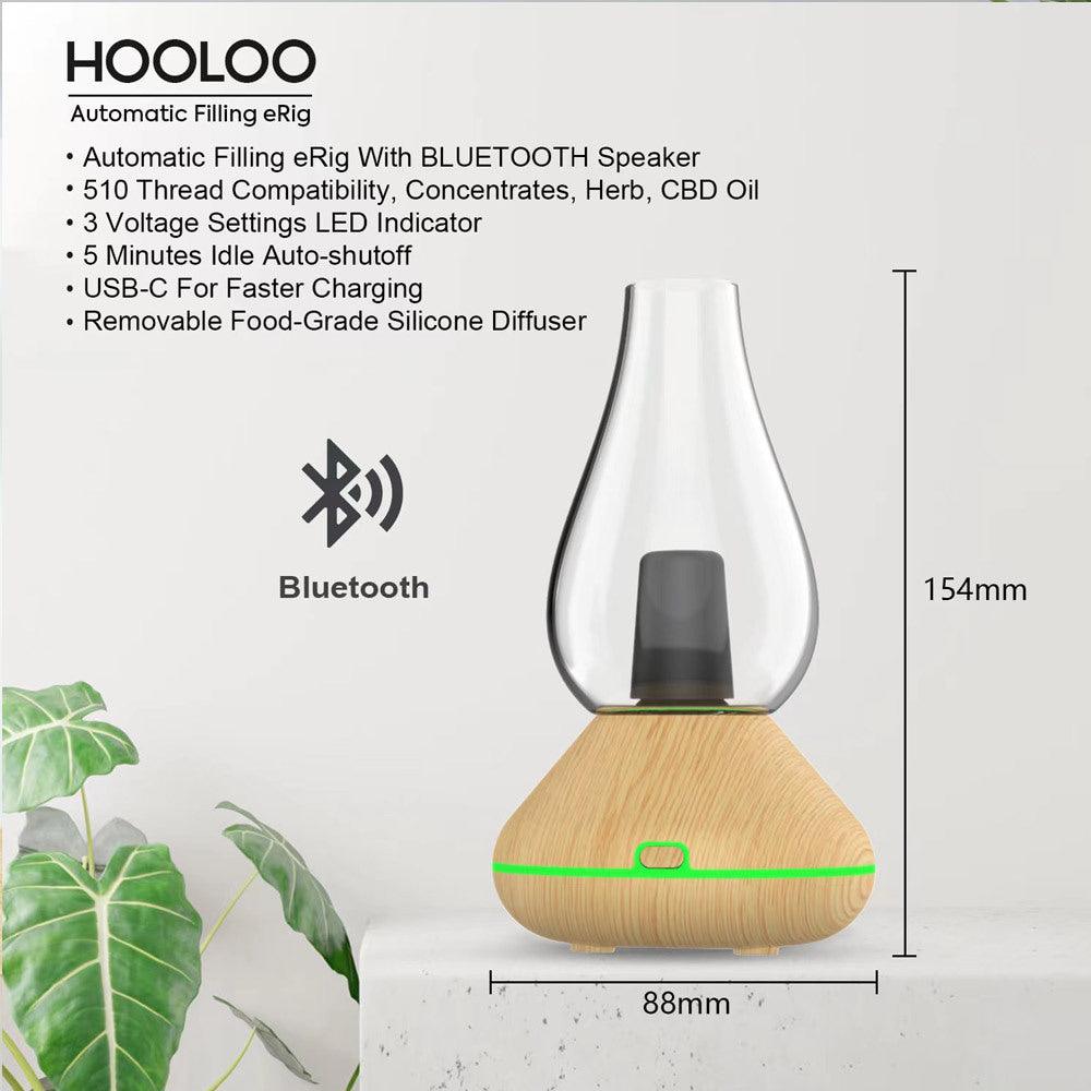 hooloo erig vaporizer yellow with size